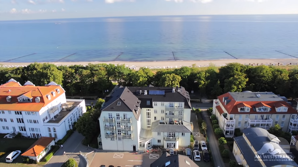 Aparthotel Am Weststrand Luftaufnahme